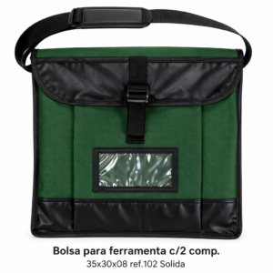 Bolsa para ferramenta c/2 comp. 35x30x08 Solida